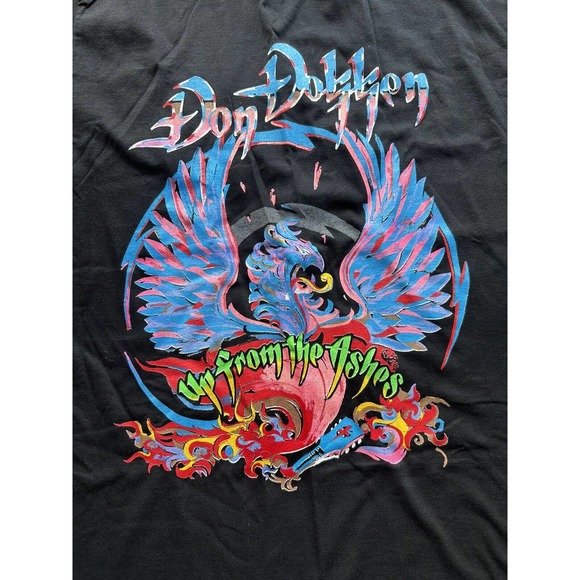 VTG 1990/1991 Don Dokken "Up from the Ashes" Concert World Tour Shirt Large NWOT - Picture 3 of 7